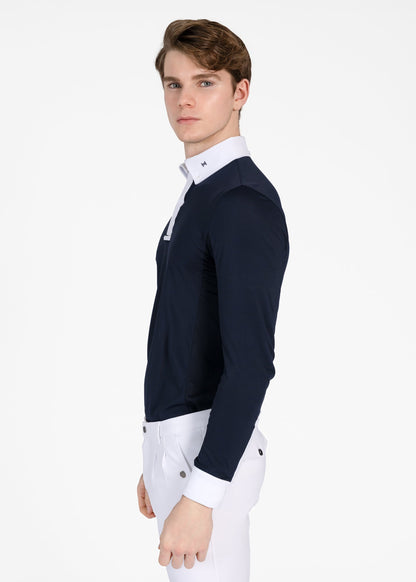 Camiseta técnica Maximilian Equestrian Focus Long Sleeve Competition Shirt detalle 5