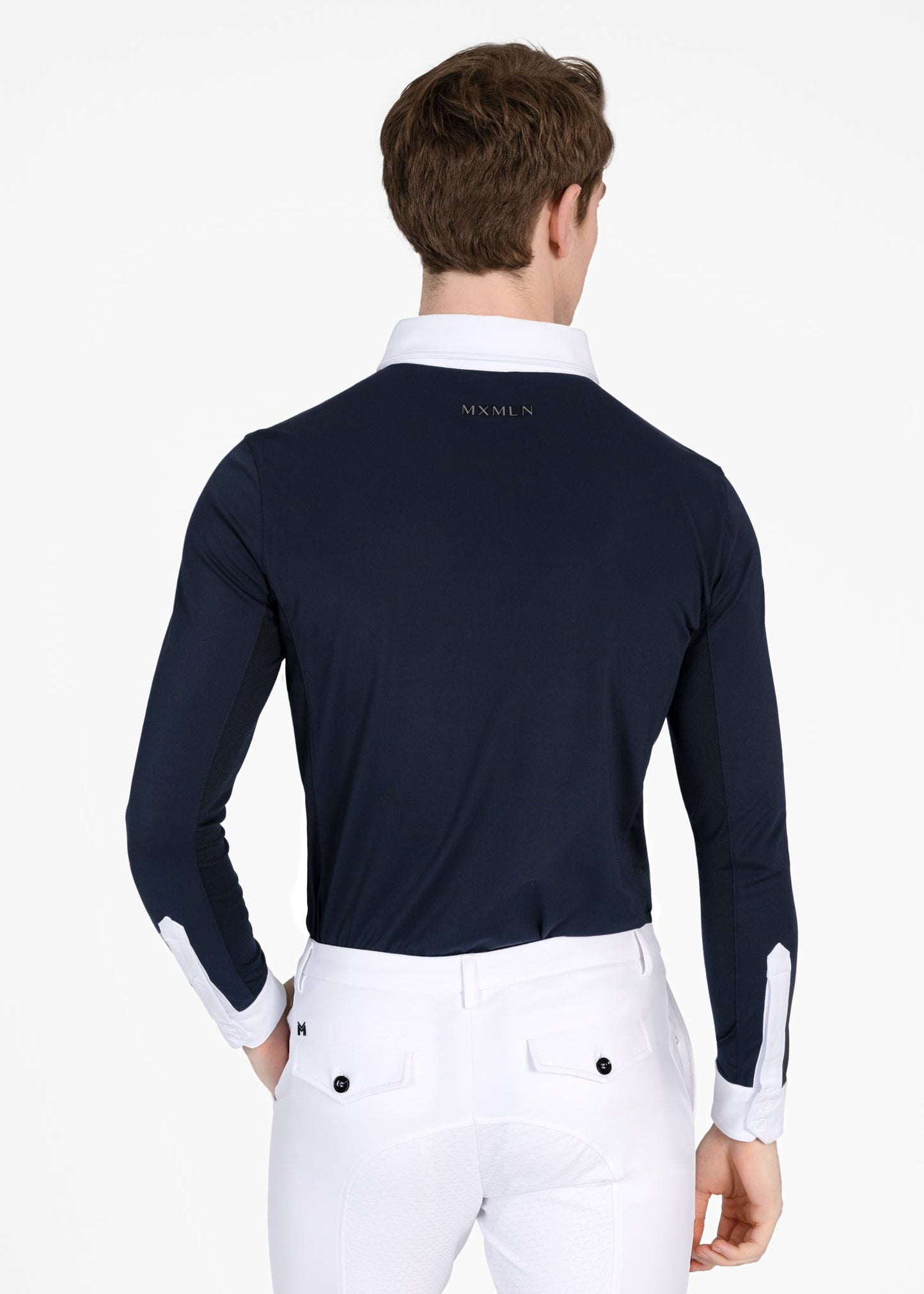 Camiseta técnica Maximilian Equestrian Focus Long Sleeve Competition Shirt detalle 4