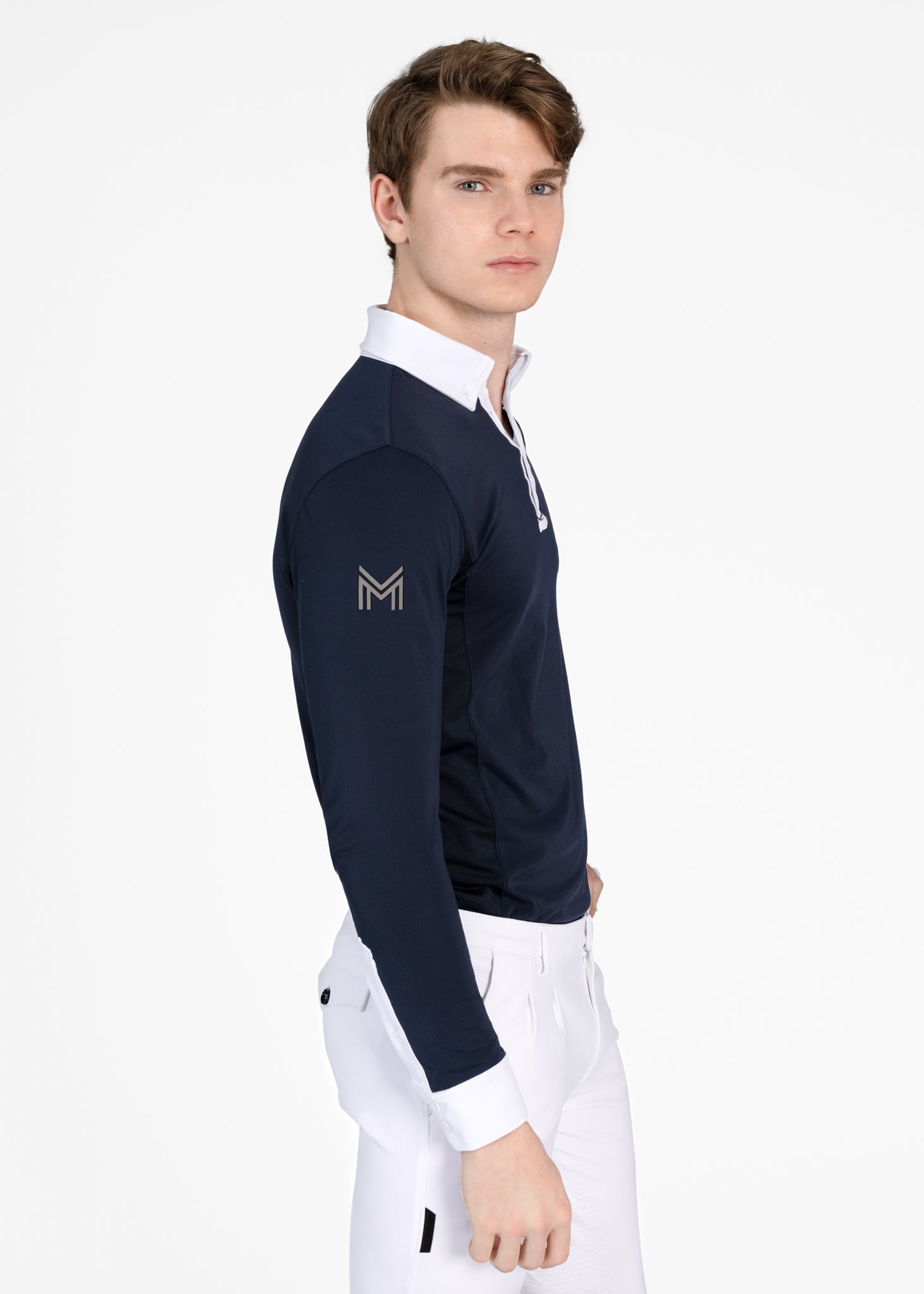 Camiseta técnica Maximilian Equestrian Focus Long Sleeve Competition Shirt detalle 3