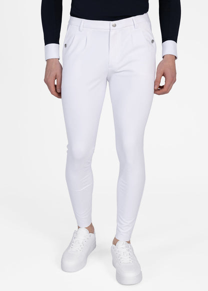 Producto ecuestre Maximilian Equestrian Founder Breeches (White) vista principal