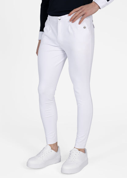 Producto ecuestre Maximilian Equestrian Founder Breeches (White) detalle 3