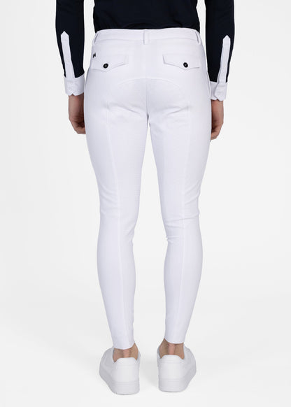 Producto ecuestre Maximilian Equestrian Founder Breeches (White) detalle 5