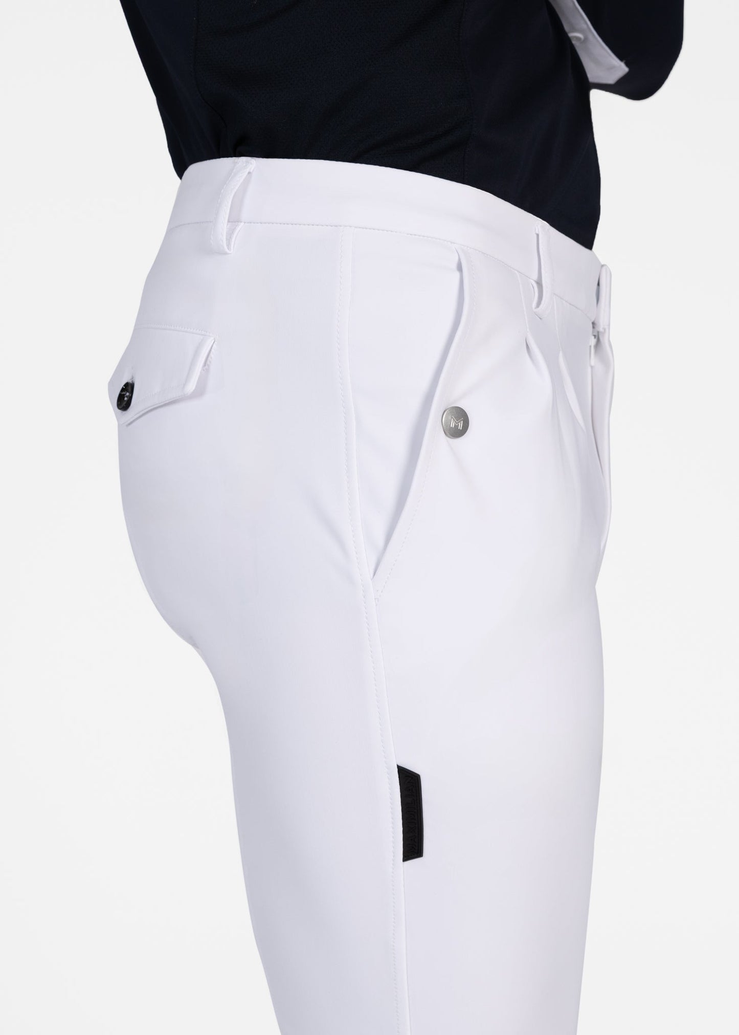Producto ecuestre Maximilian Equestrian Founder Breeches (White) detalle 6