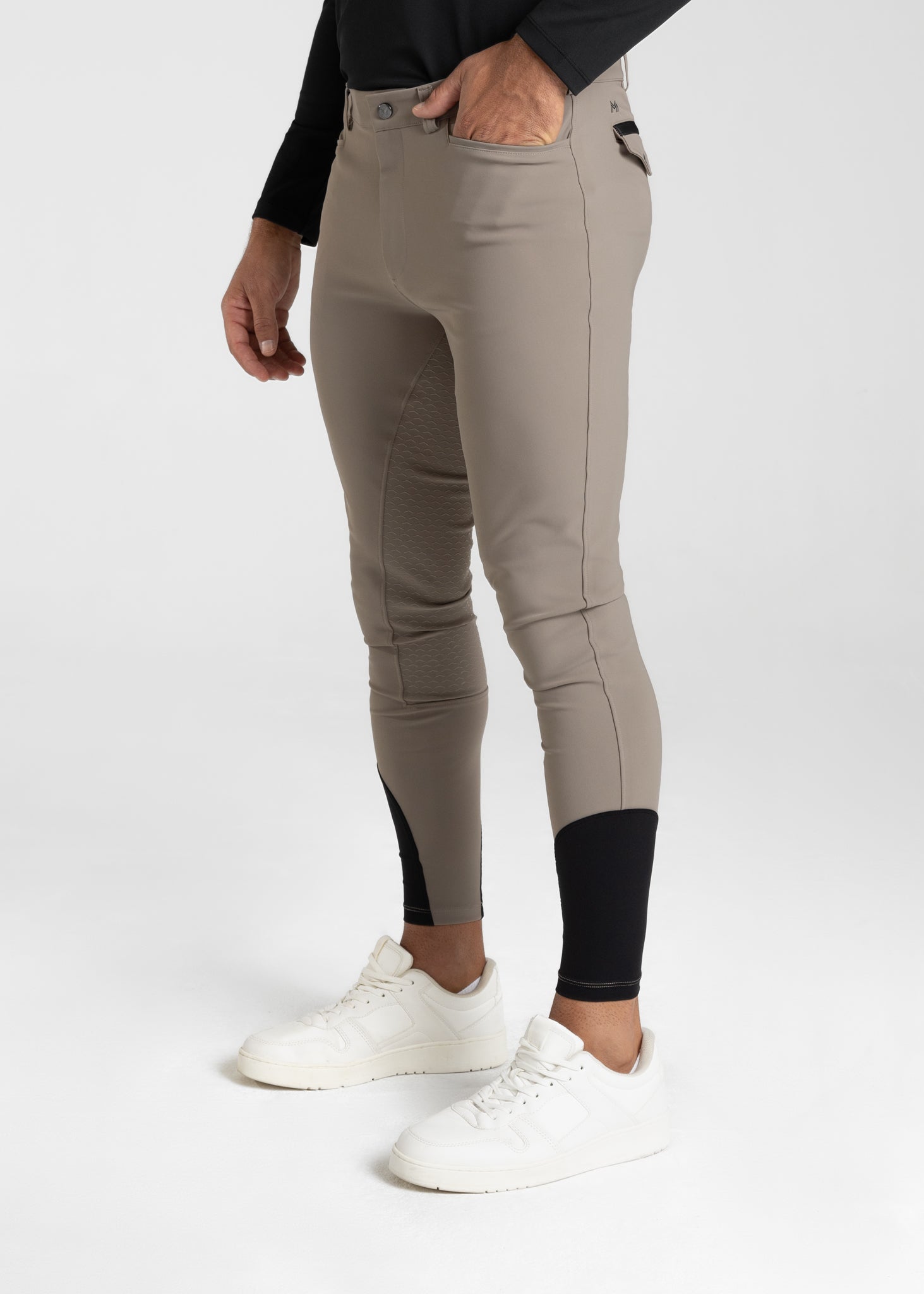 Producto ecuestre Maximilian Equestrian Performance Breeches (Taupe) detalle 2