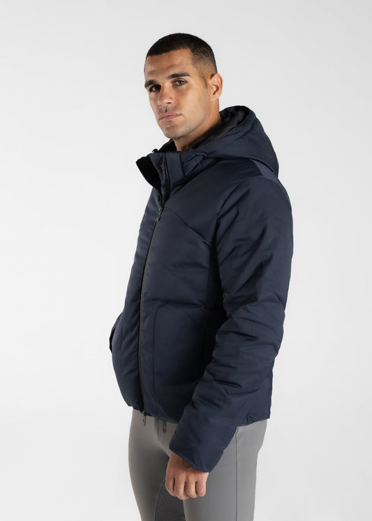 Camisetas Maximilian Equestrian Elan Puffer chaqueta (Navy) para equitación - vista 2