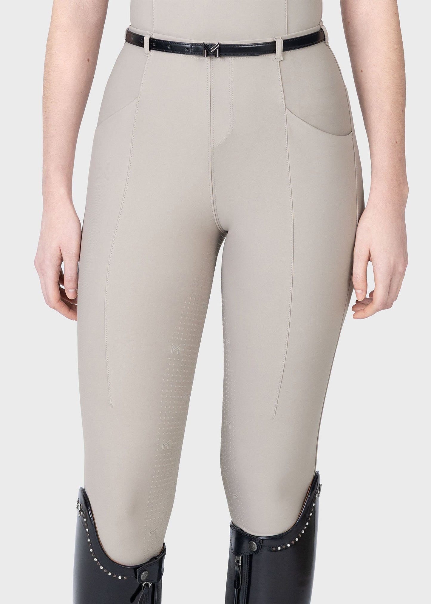 Mallas Maximilian Equestrian Halo leggings de equitación + Belt para equitación