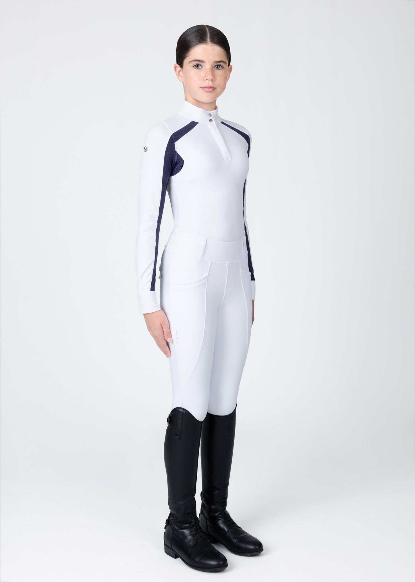 Camiseta técnica Maximilian Equestrian YR Aveen Long Sleeve Show Shirt detalle 8