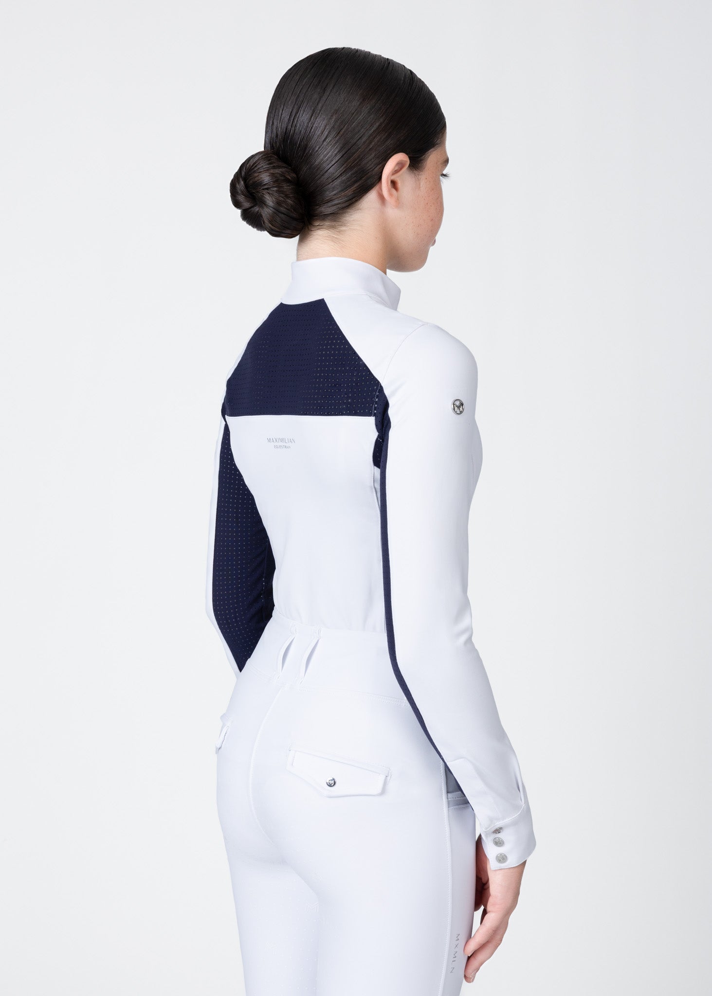 Camiseta técnica Maximilian Equestrian YR Aveen Long Sleeve Show Shirt detalle 5