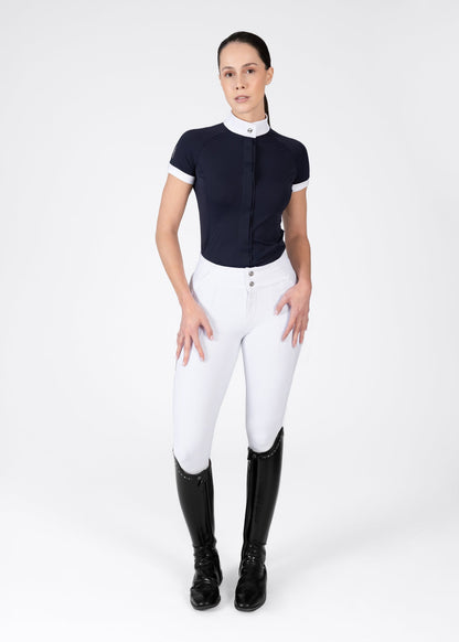 Camiseta técnica Maximilian Equestrian Aira Short Sleeve Show Shirt (Navy) detalle 7
