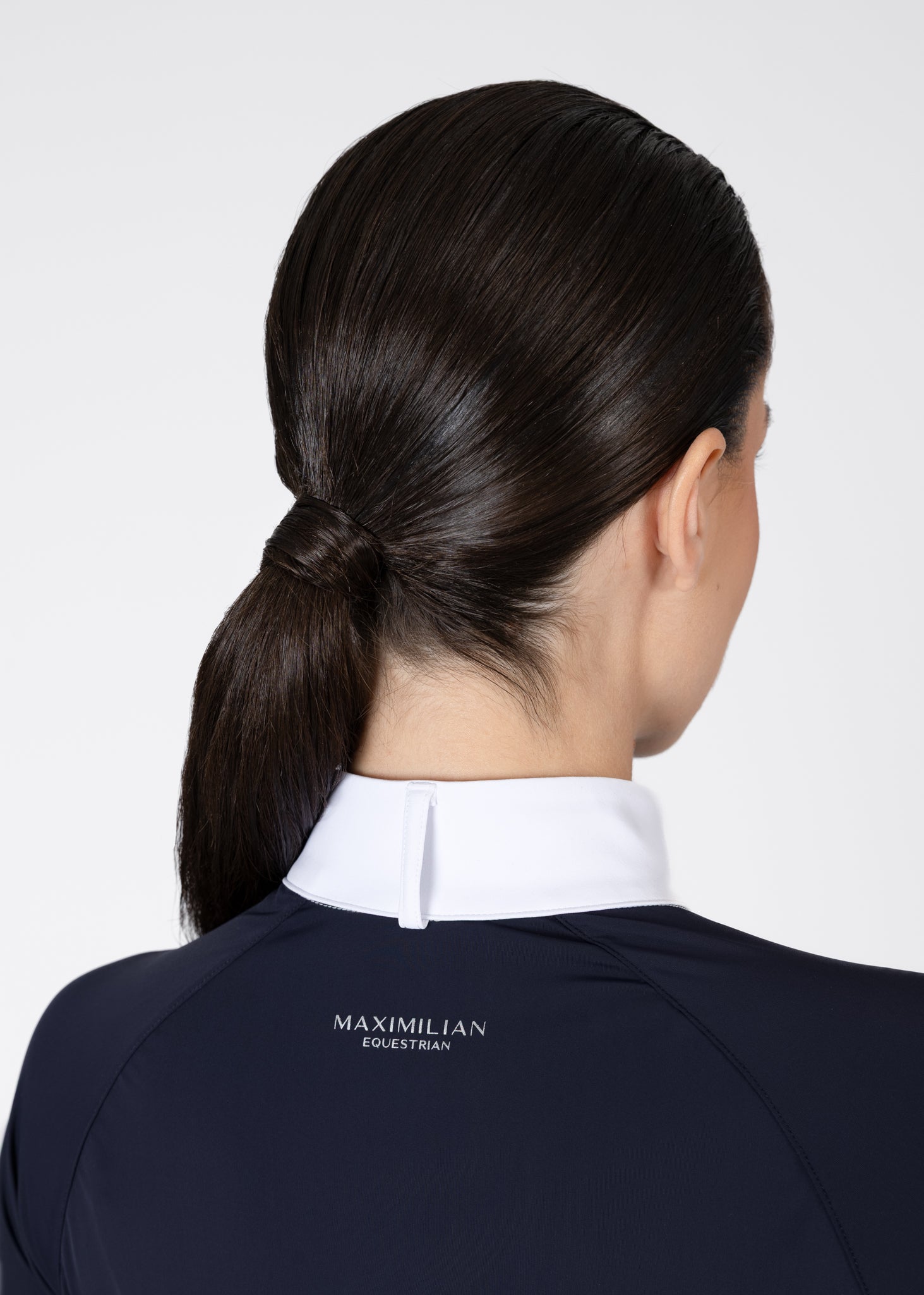 Camiseta técnica Maximilian Equestrian Aira Short Sleeve Show Shirt (Navy) detalle 5