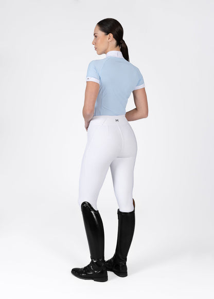 Camiseta técnica Maximilian Equestrian Aira Short Sleeve Show Shirt (Aqua) detalle 8