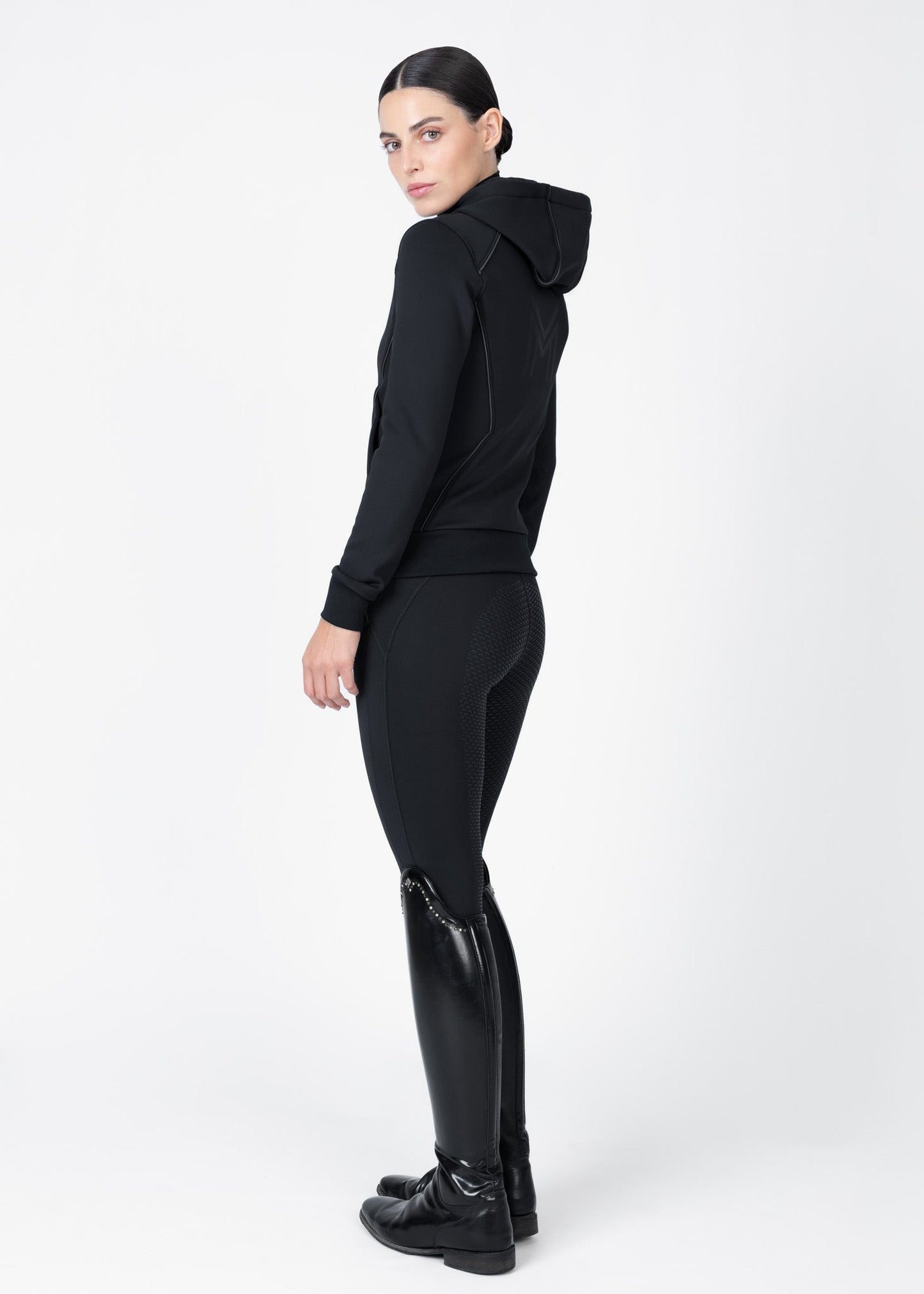Producto ecuestre Maximilian Equestrian Arctic Zip Hoodie (Black) detalle 12