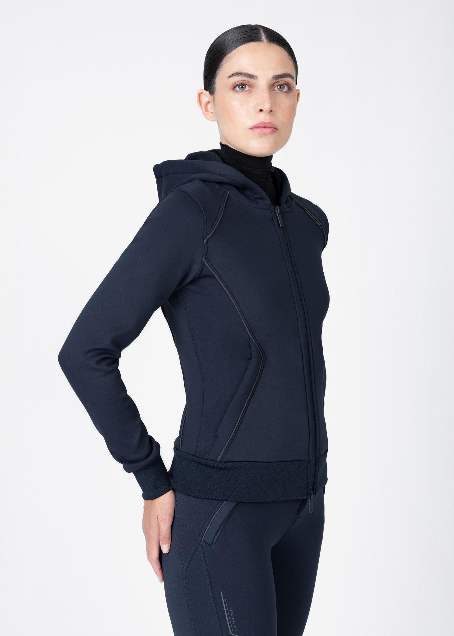Producto ecuestre Maximilian Equestrian Arctic Zip Hoodie (Atlantic) detalle 5
