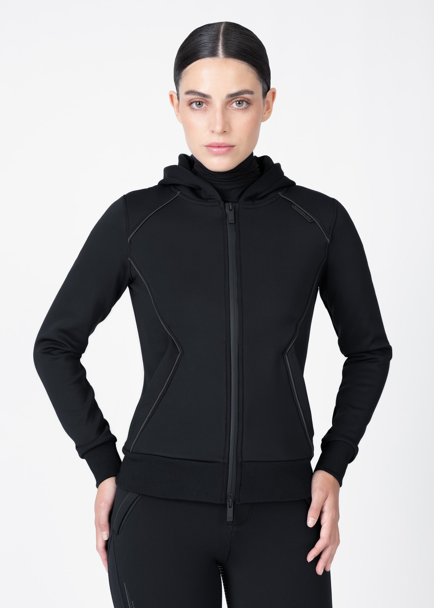 Producto ecuestre Maximilian Equestrian Arctic Zip Hoodie (Black) vista principal
