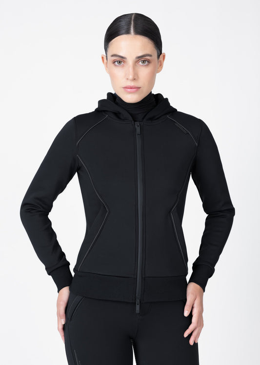 Accesorio ecuestre Maximilian Equestrian Arctic Zip Hoodie (Black) para equitación