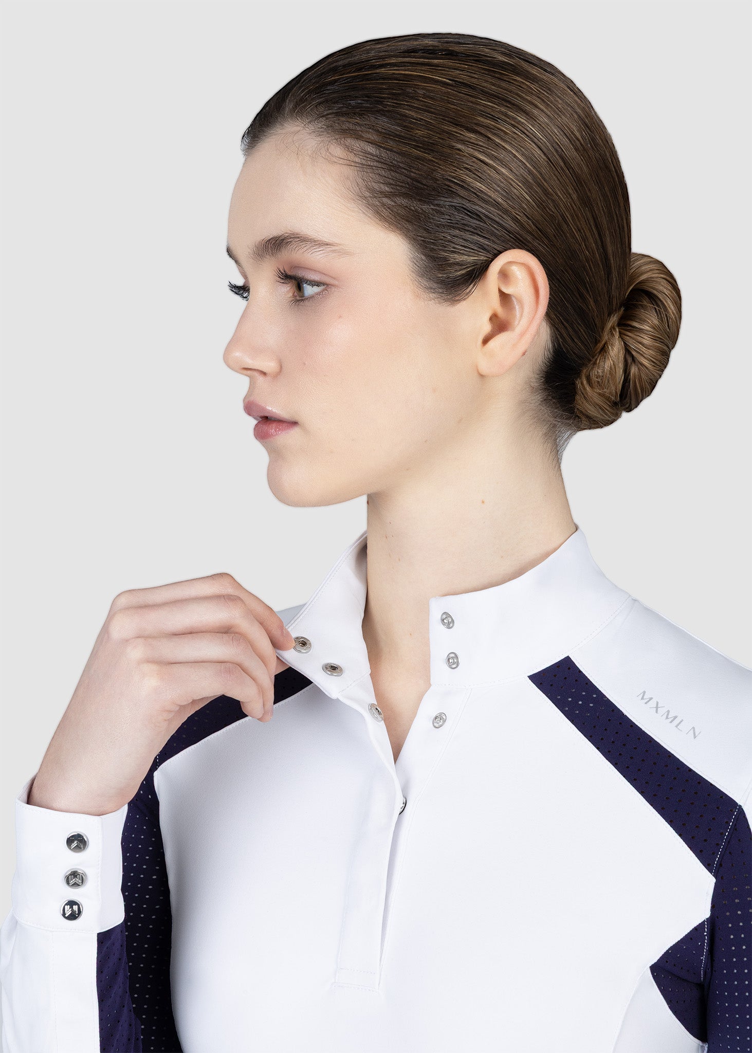 Camiseta técnica Maximilian Equestrian Aveen Long Sleeve Show Shirt detalle 8