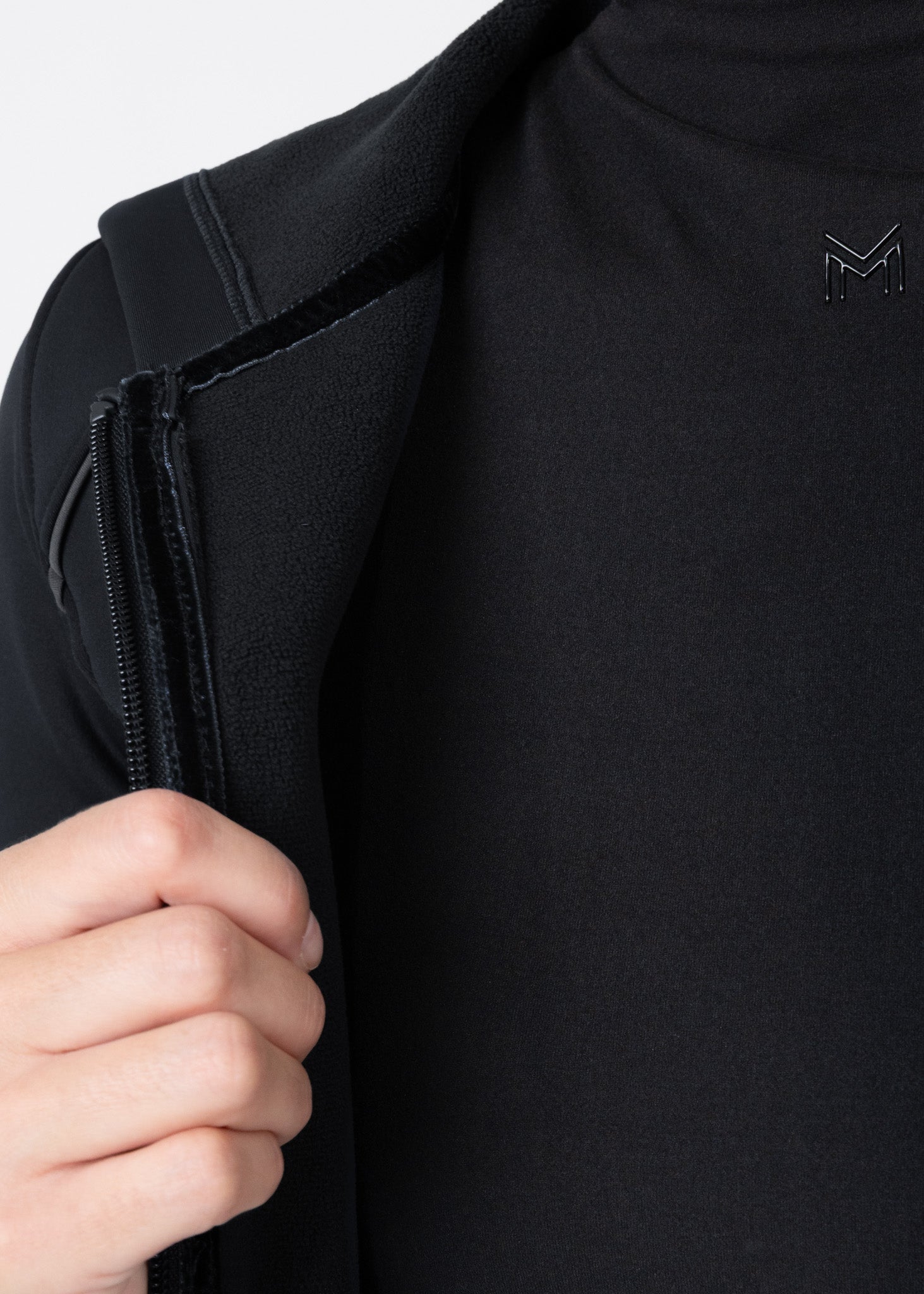 Producto ecuestre Maximilian Equestrian Arctic Zip Hoodie (Black) detalle 7