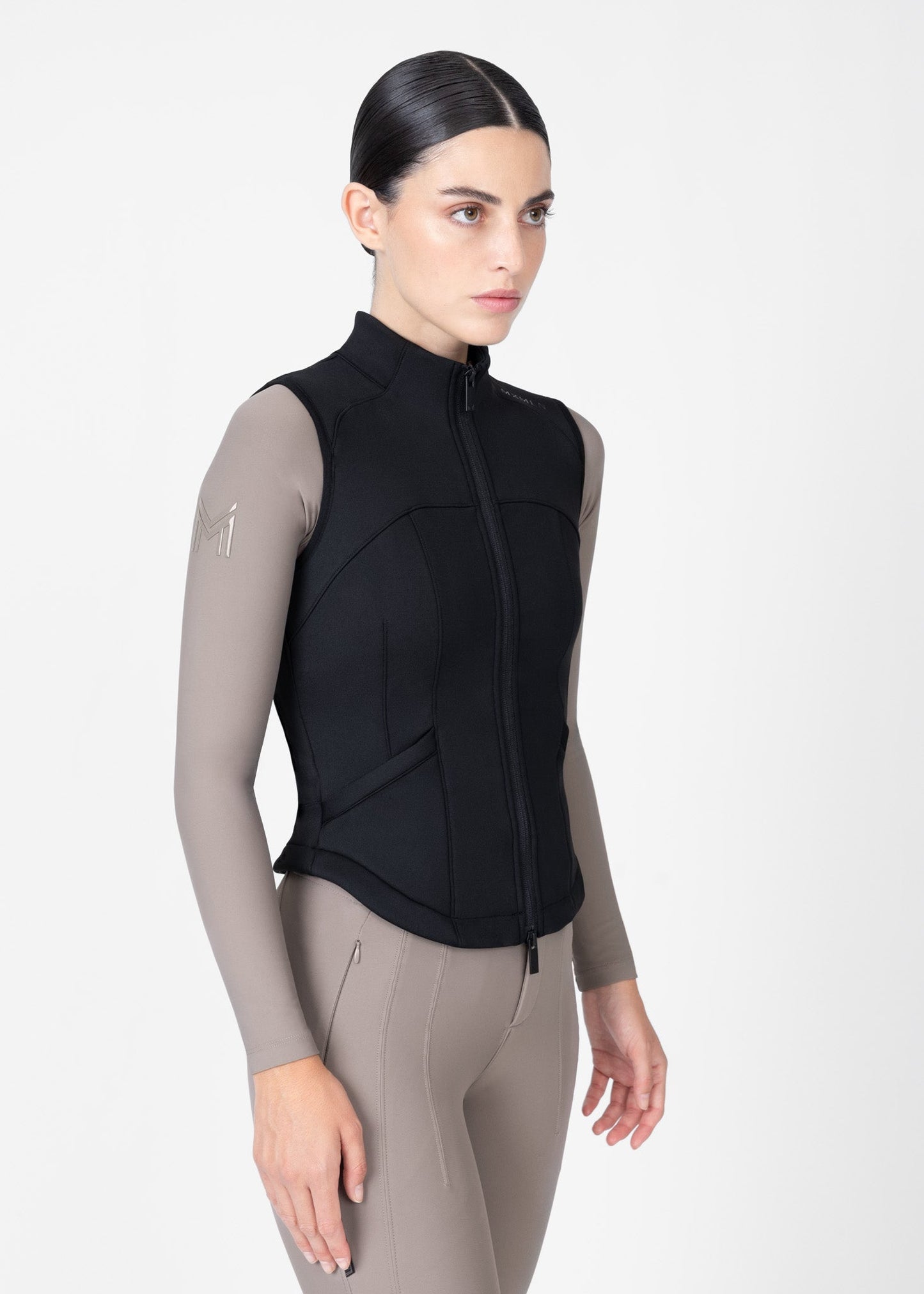 Camiseta técnica Maximilian Equestrian Fit Technical Vest (Black) detalle 4