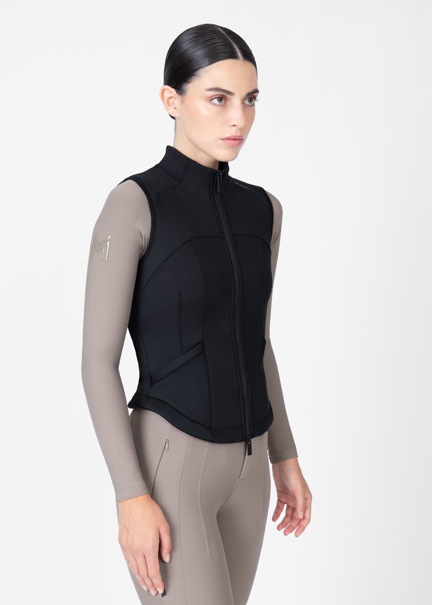 Camiseta técnica Maximilian Equestrian Fit Technical Vest (Black) detalle 4