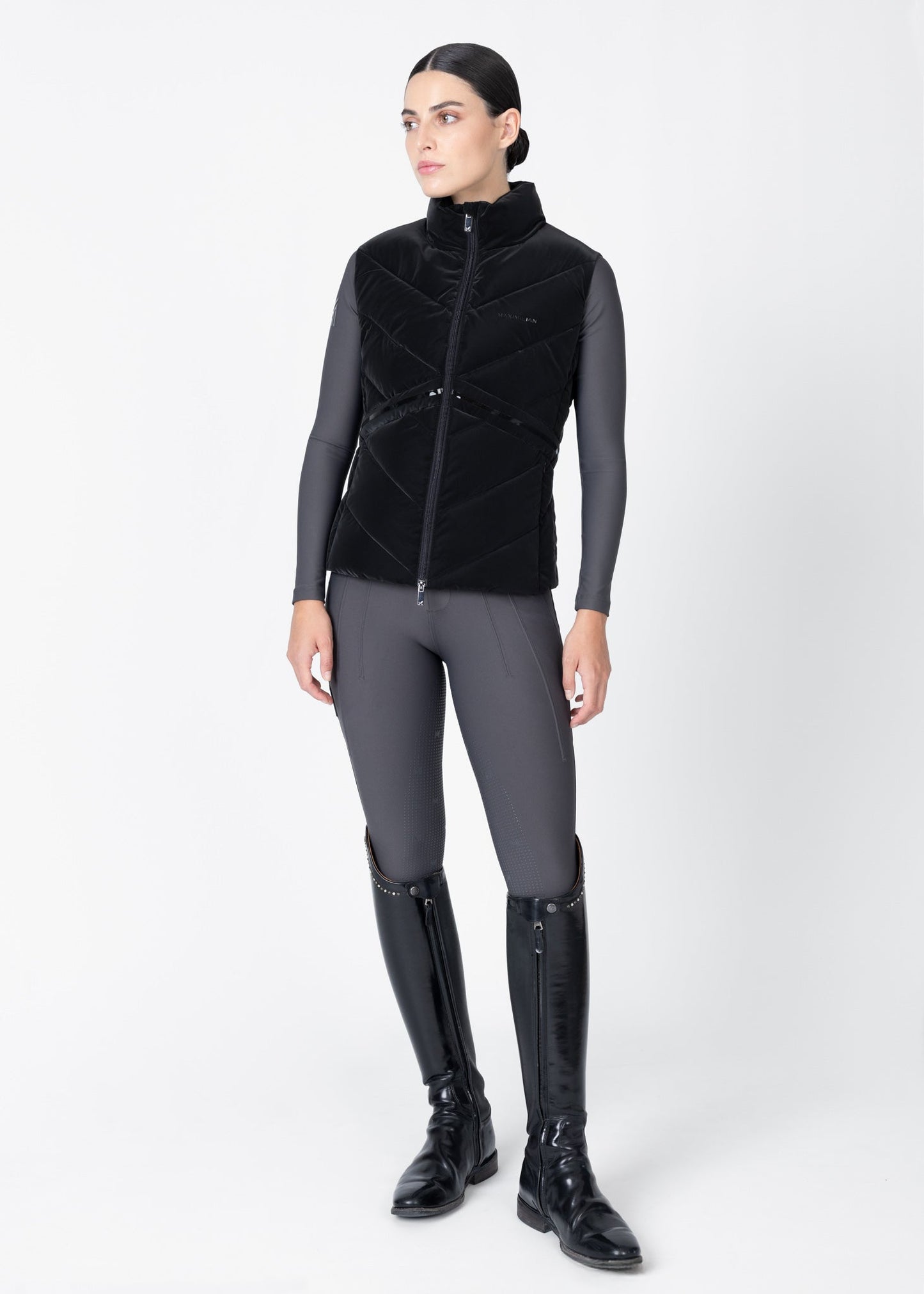Camiseta técnica Maximilian Equestrian Astro Puffer Vest (Black) detalle 11