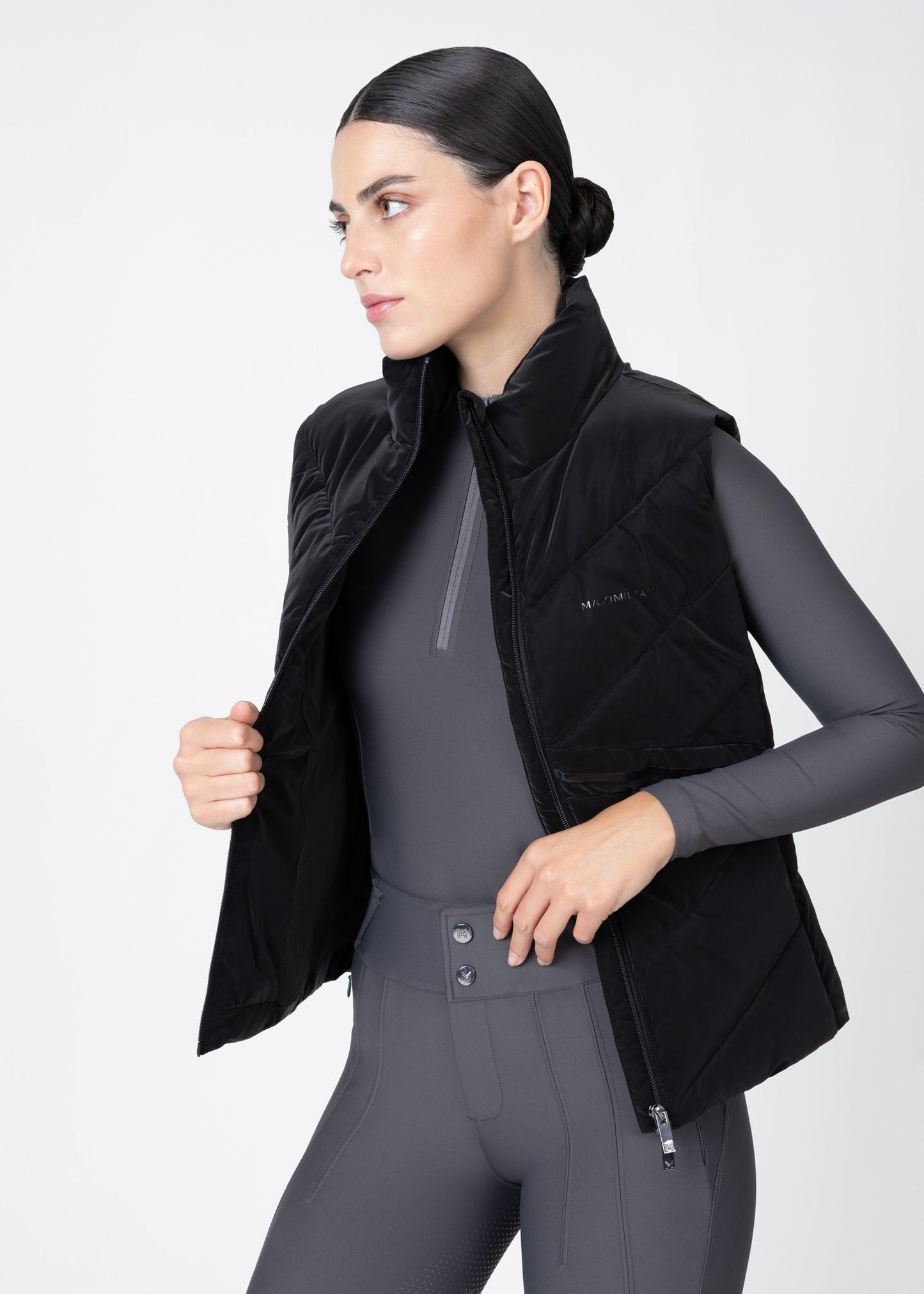 Camiseta técnica Maximilian Equestrian Astro Puffer Vest (Black) detalle 7