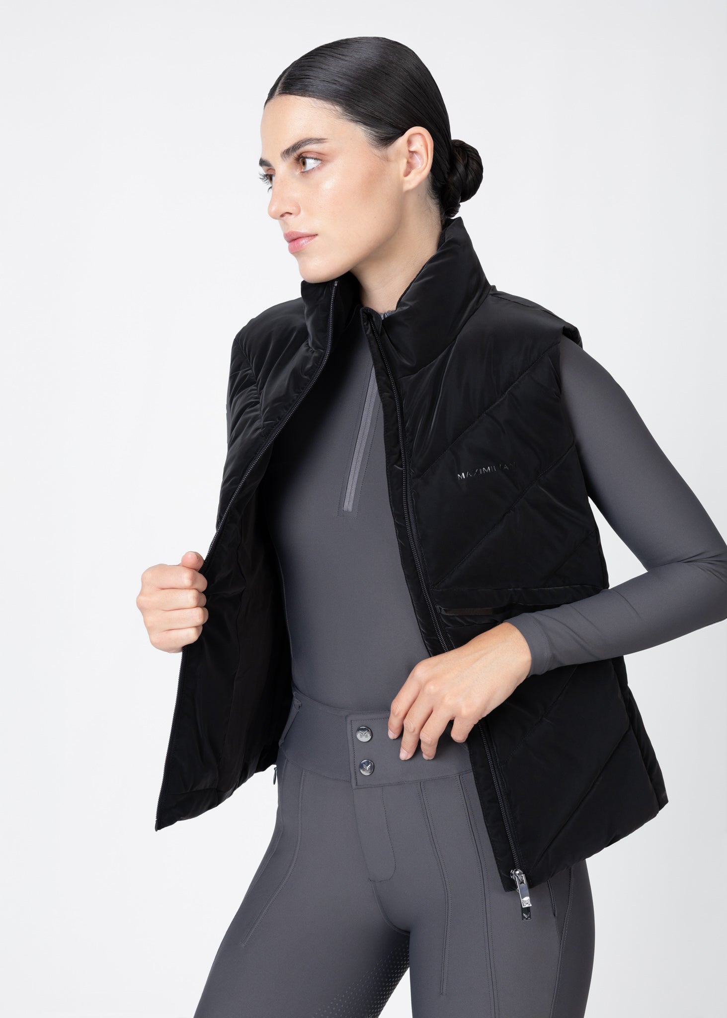 Camiseta técnica Maximilian Equestrian Astro Puffer Vest (Black) detalle 7