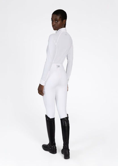 Camisetas Maximilian Equestrian Aira camiseta de competición de manga larga (White) para equitación - vista 8