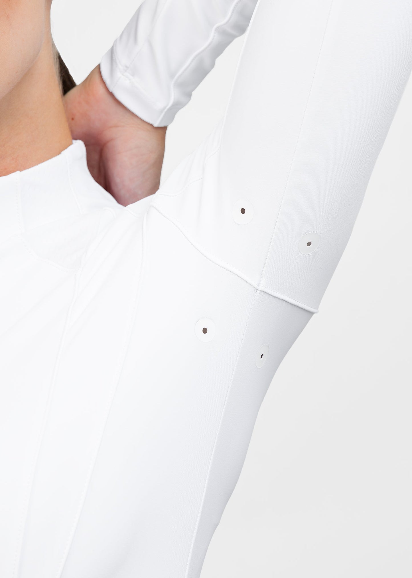 Camiseta técnica Maximilian Equestrian Frame Long Sleeve ropa técnica (White) detalle 8