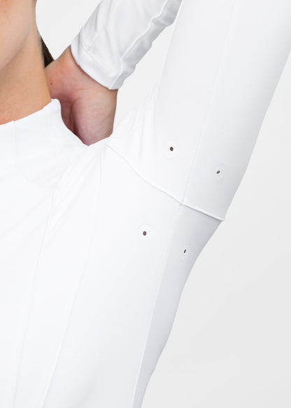 Camiseta técnica Maximilian Equestrian Frame Long Sleeve ropa técnica (White) detalle 8