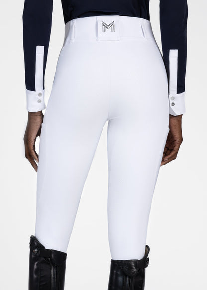 Producto ecuestre Maximilian Equestrian Aero Breeches (White/Silver) detalle 4