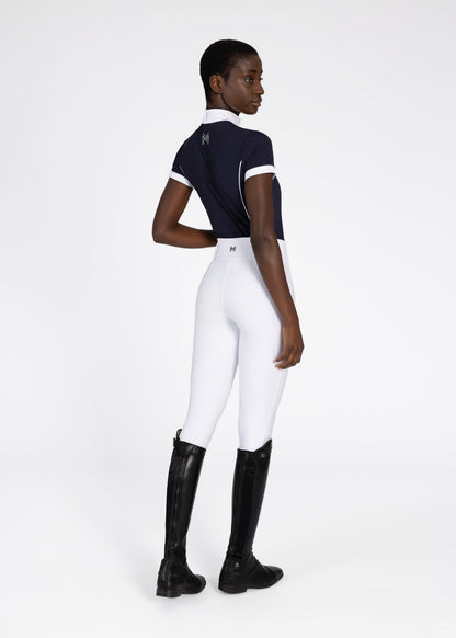 Camiseta técnica Maximilian Equestrian Nova Short Sleeve Show Shirt (Navy) detalle 9