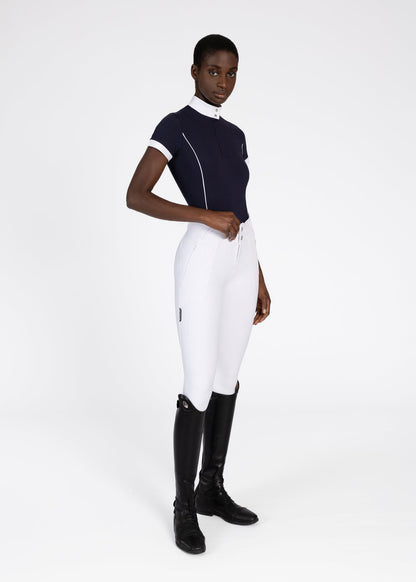 Camiseta técnica Maximilian Equestrian Nova Short Sleeve Show Shirt (Navy) detalle 8