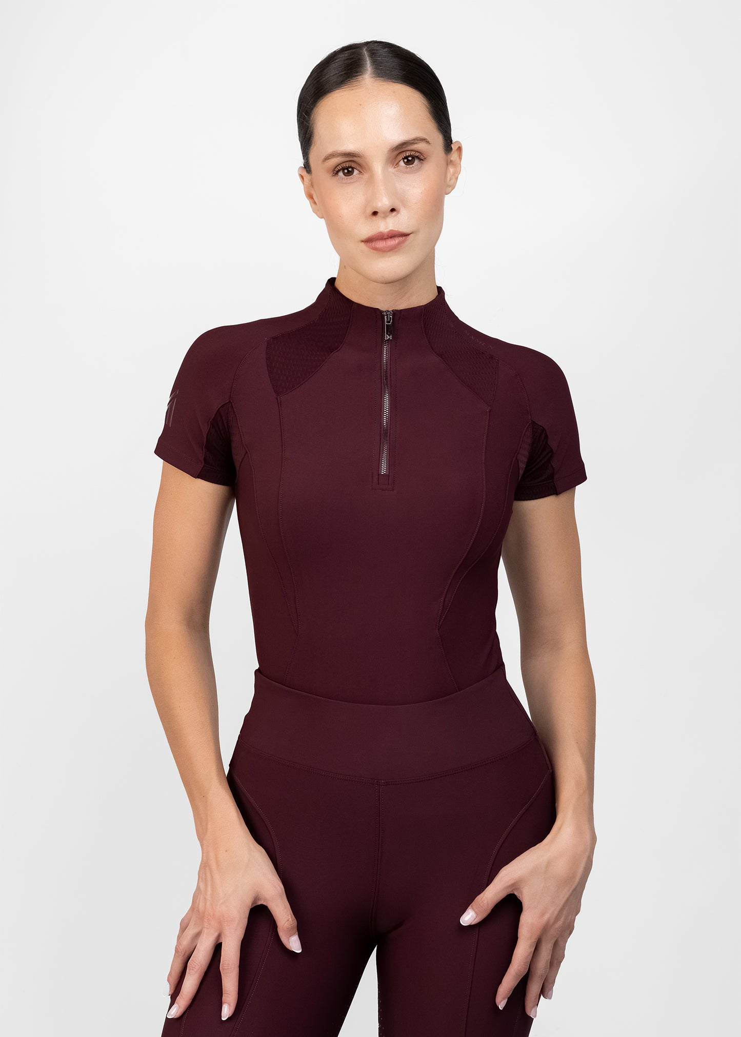 Base Layer Frame Manga Corta Maximilian Burgundy