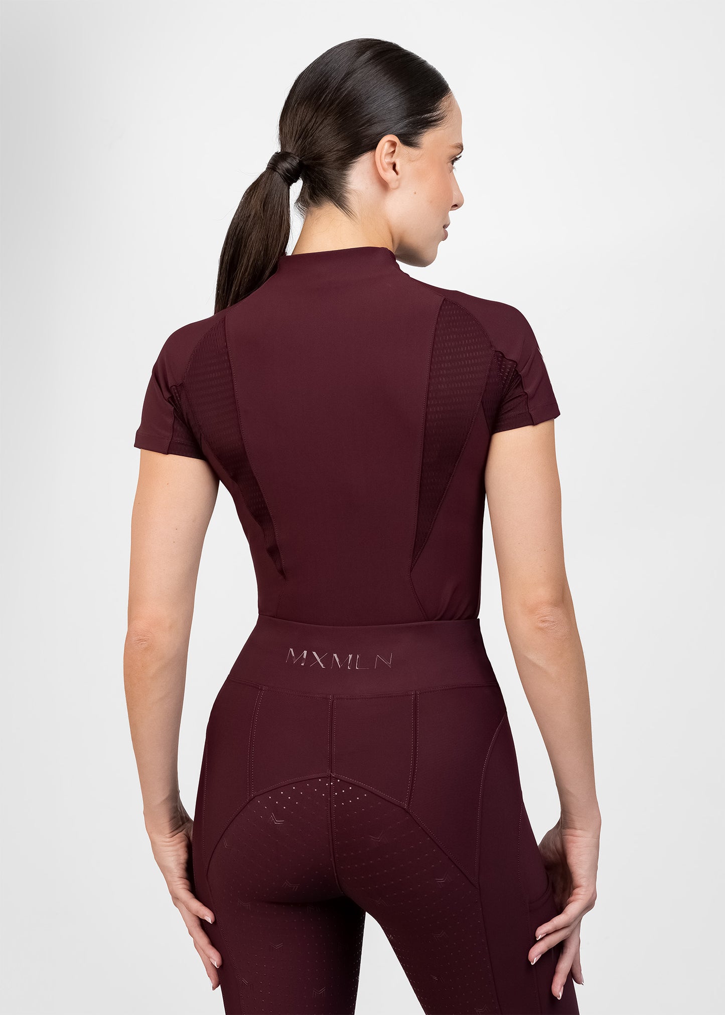 Base Layer Frame Manga Corta Maximilian Burgundy