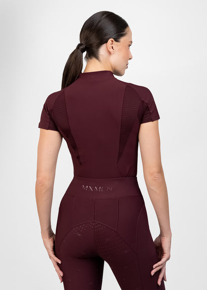 Base Layer Frame Manga Corta Maximilian Burgundy