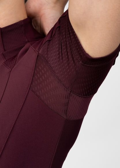 Base Layer Frame Manga Corta Maximilian Burgundy