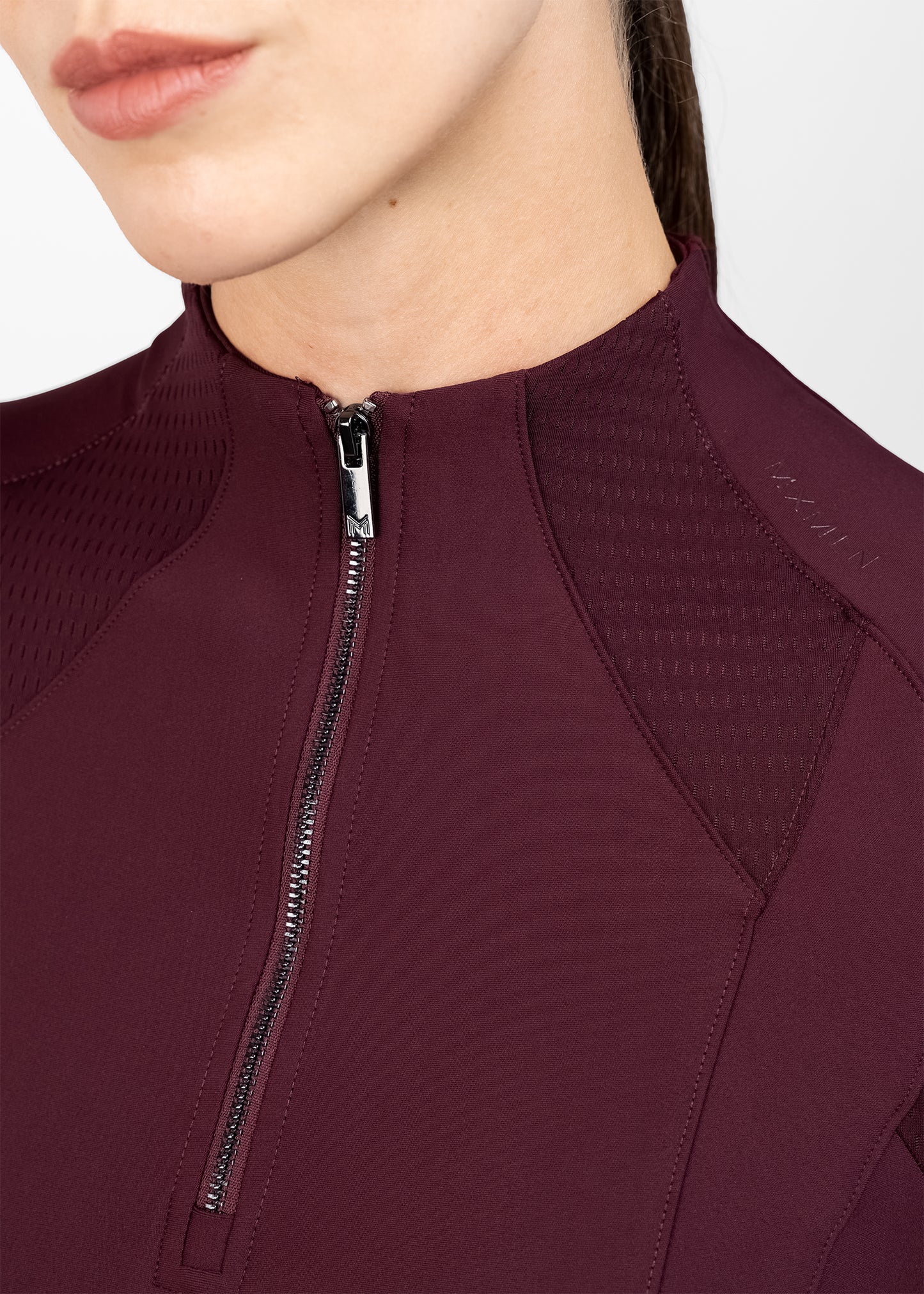Base Layer Frame Manga Corta Maximilian Burgundy