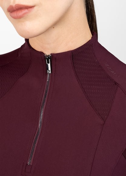 Base Layer Frame Manga Corta Maximilian Burgundy