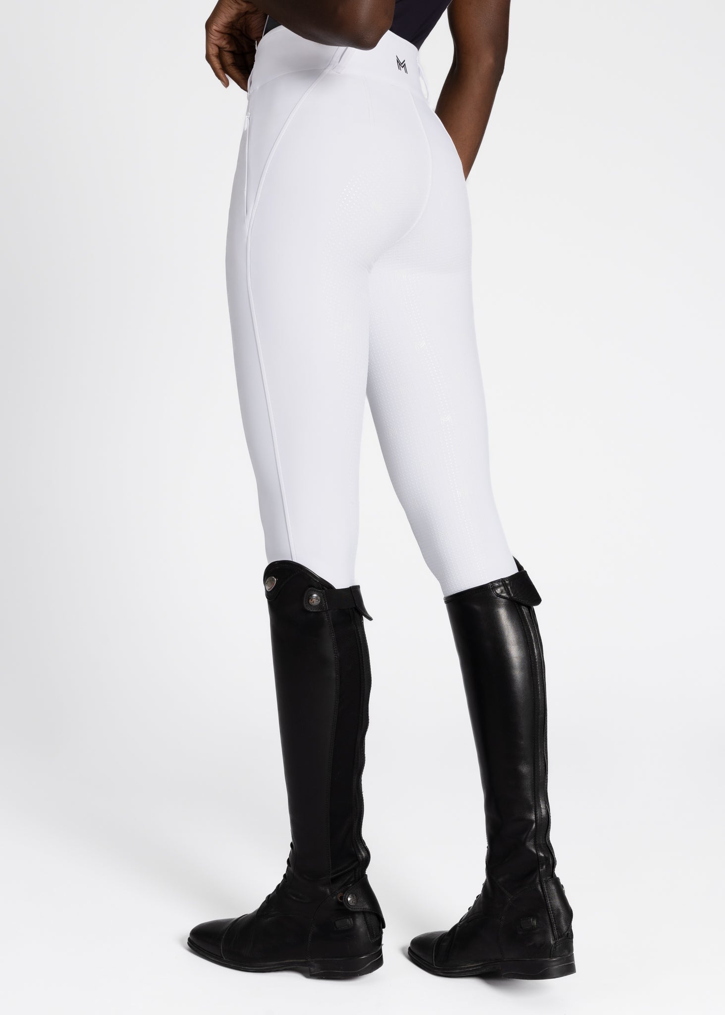 Pantalones Maximilian Equestrian Vision pantalón de equitación (White) para equitación - vista 5