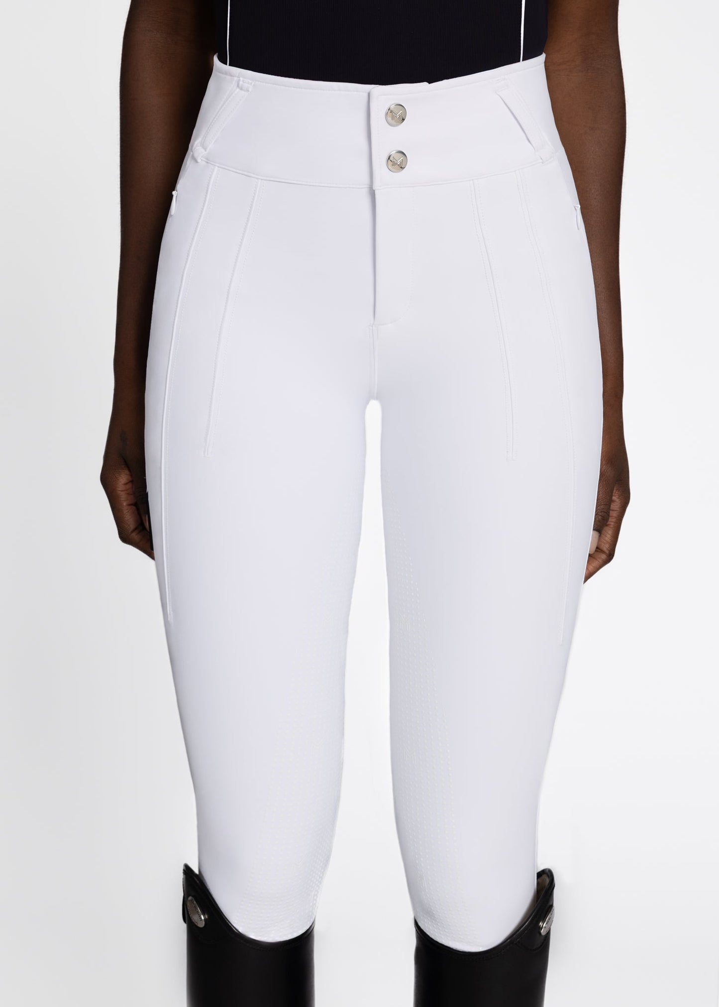 Pantalones Maximilian Equestrian Vision pantalón de equitación (White) para equitación