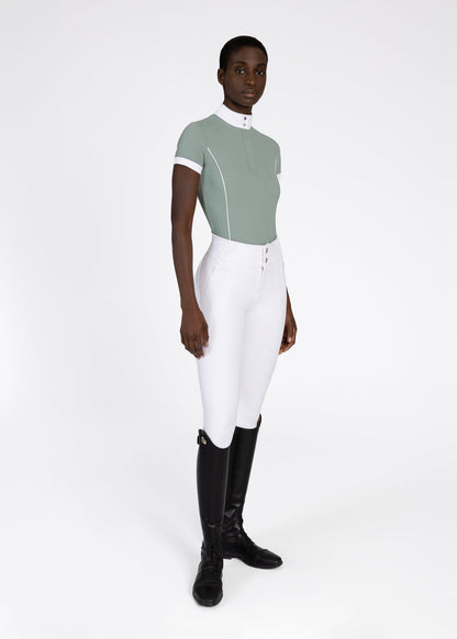 Camiseta técnica Maximilian Equestrian Nova Short Sleeve Show Shirt (Mint) detalle 7