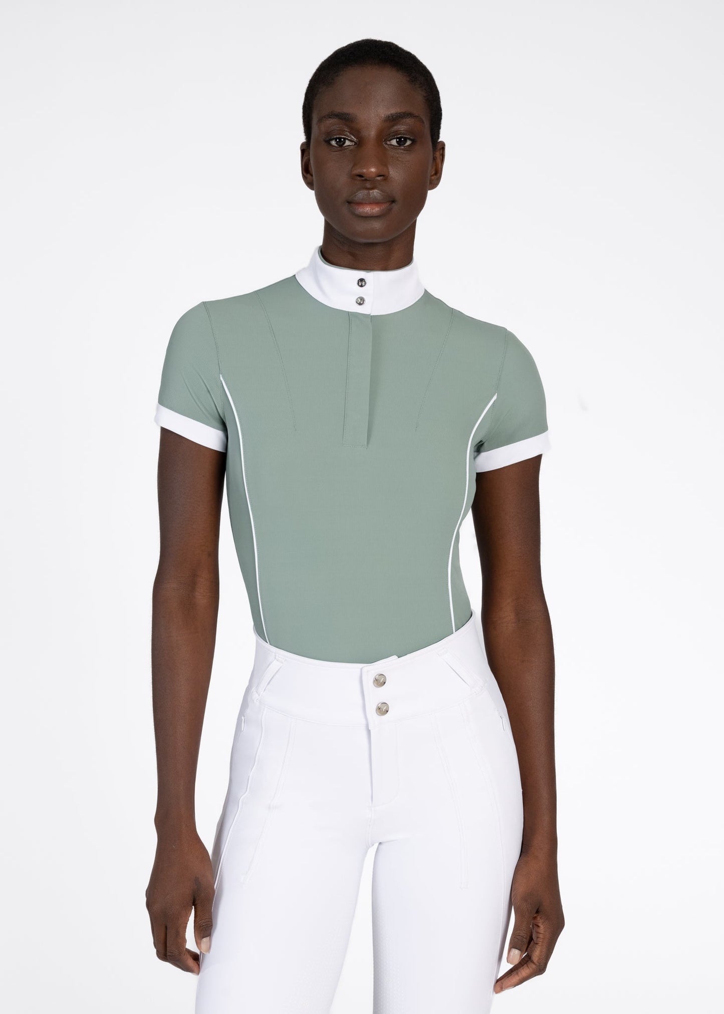 Camiseta técnica Maximilian Equestrian Nova Short Sleeve Show Shirt (Mint) vista principal