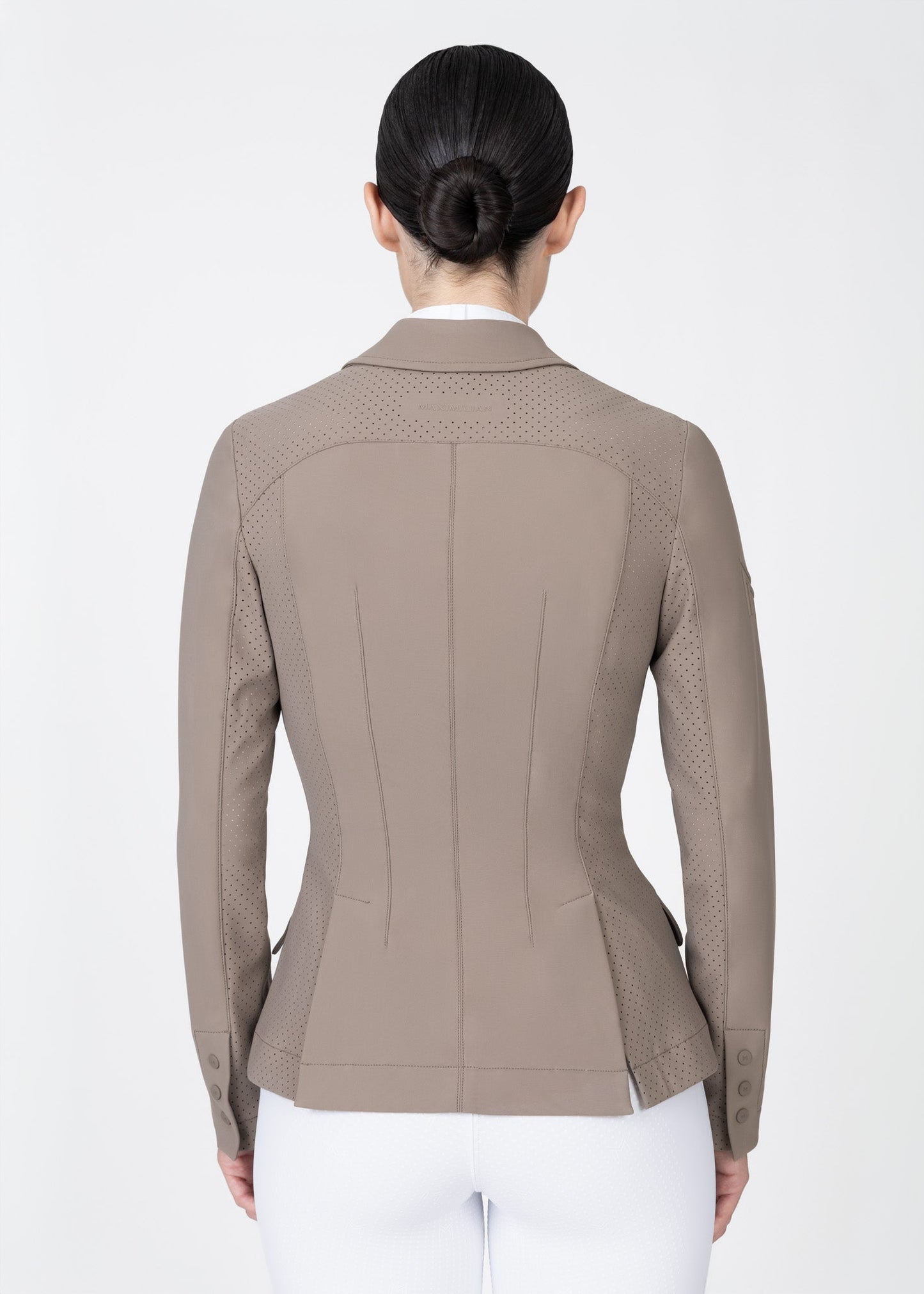 Producto ecuestre Maximilian Equestrian Aura Show Jacket (Taupe) detalle 5