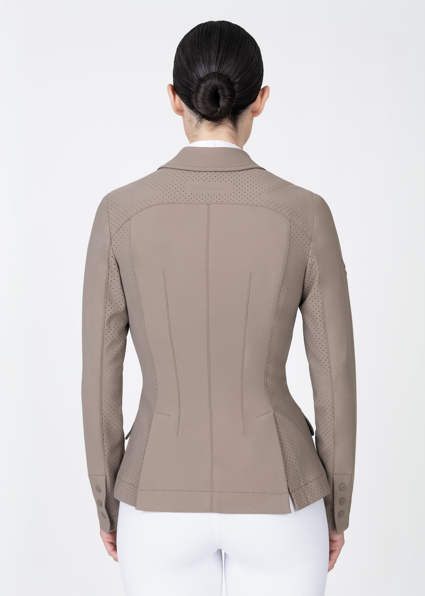 Producto ecuestre Maximilian Equestrian Aura Show Jacket (Taupe) detalle 5
