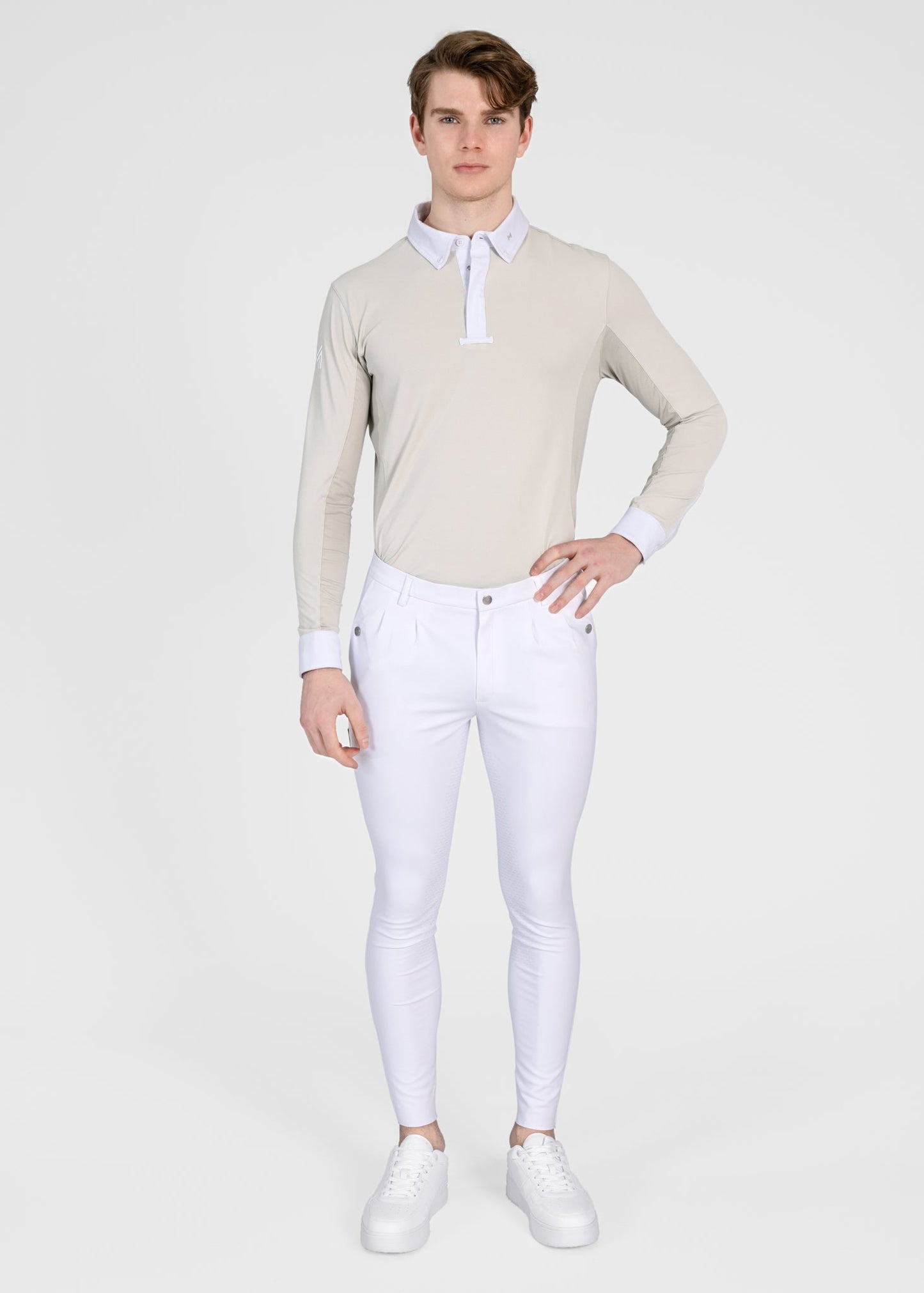 Camiseta técnica Maximilian Equestrian Focus Long Sleeve Competition Shirt detalle 7