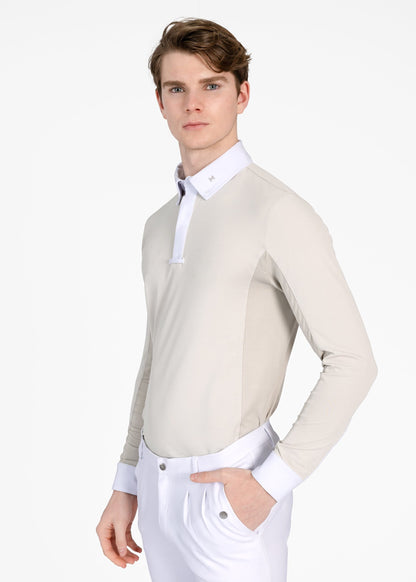 Camiseta técnica Maximilian Equestrian Focus Long Sleeve Competition Shirt detalle 2