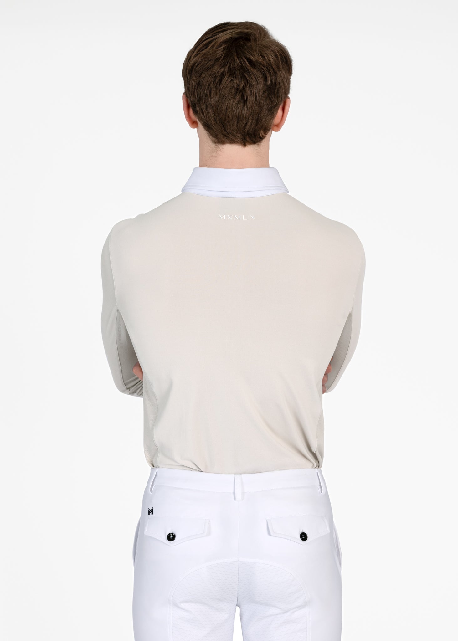 Camiseta técnica Maximilian Equestrian Focus Long Sleeve Competition Shirt detalle 3