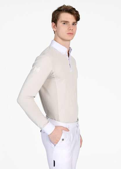 Camiseta técnica Maximilian Equestrian Focus Long Sleeve Competition Shirt detalle 4