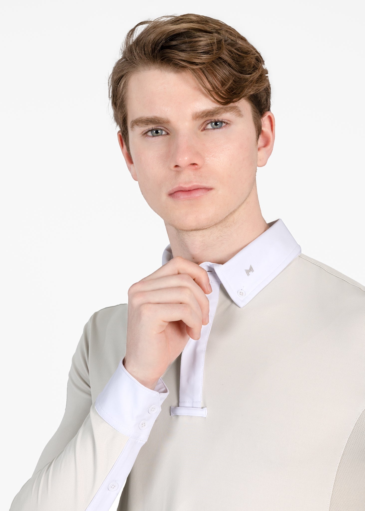Camiseta técnica Maximilian Equestrian Focus Long Sleeve Competition Shirt detalle 5