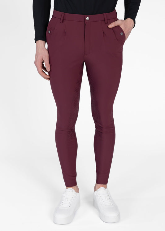 Pantalones Maximilian Equestrian Founder pantalón de equitación (Merlot) para equitación